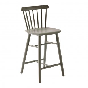 Tucker Bar Stool, Gray Wooden