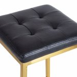 Konsec bar stool, soft, gold Konsec bar stool, soft, gold