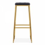 Konsec bar stool, soft, gold Konsec bar stool, soft, gold