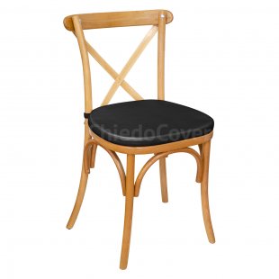 Cushion 01 for Crossback chair, 3cm, black