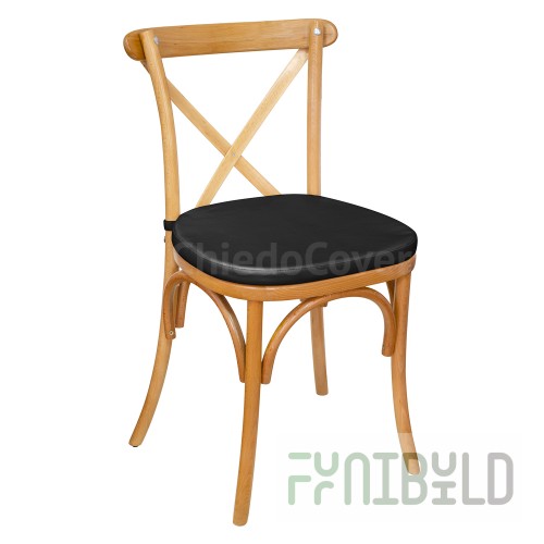 Cushion 01 for Crossback chair, 3cm, black