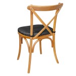 Cushion 01 for Crossback chair, 3cm, black