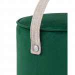 Pouf Jerry emerald velour