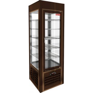 Pastry display case HICOLD VRC 350 Sh Brown FR