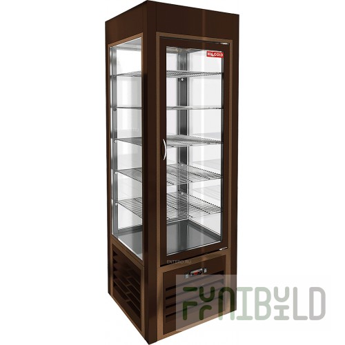 Pastry display case HICOLD VRC 350 Sh Brown FR