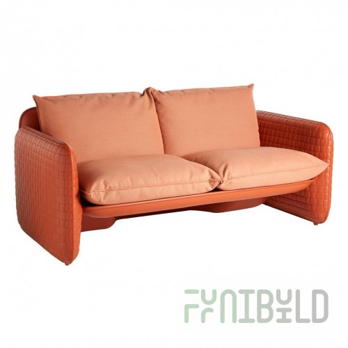 Plastic sofa with cushions Mara Standard