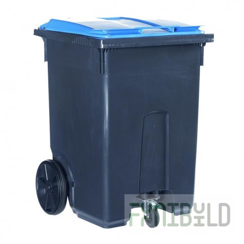 Garbage container 370 l, 3 wheels