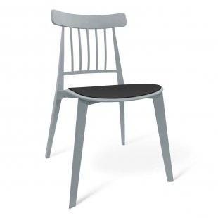Kawagoe chair gray, black