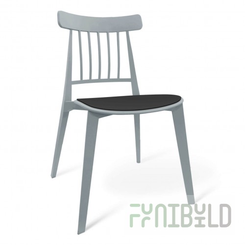 Kawagoe chair gray, black