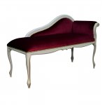 Luisa bench with armrests and backrest