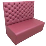 Topaz sofa with carriage coupler