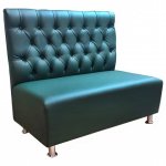 Topaz sofa with carriage coupler