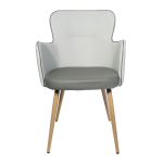 Chair Cosmos, grey PU