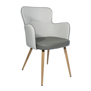 Chair Cosmos, grey PU