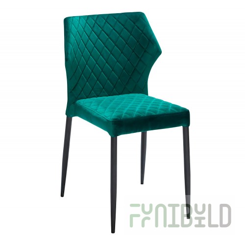 Louis Soft Chair Green Velour