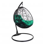 Hanging chair "Round" with rattan