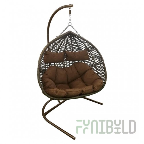Hanging 2-seater chair SIESTA