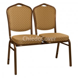 Chair section Hit - brown, brown rhombus