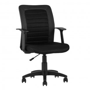 TopChairs Blocks Office Chair, Black
