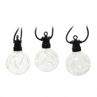 Satellite Light Bulb String, 10 Bulbs, Warm White