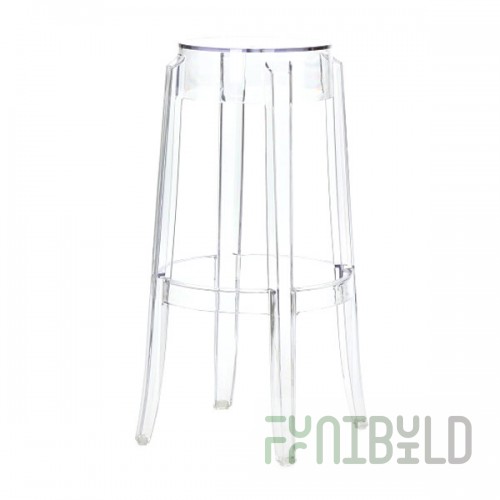 Bar stool Charles Ghost transparent