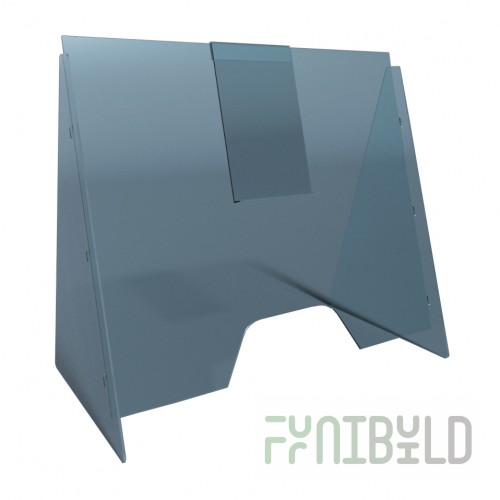 Protective screen 900x700, for manicure table