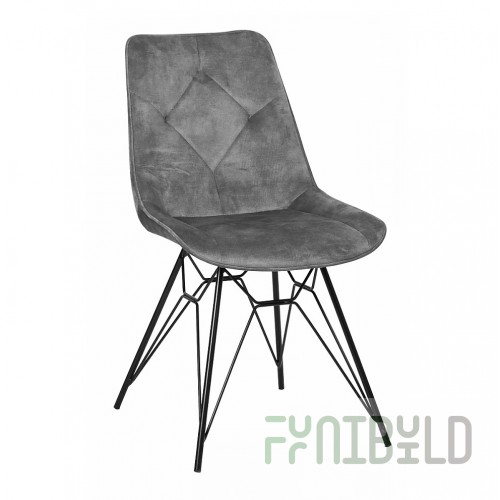 Marbella chair dark grey