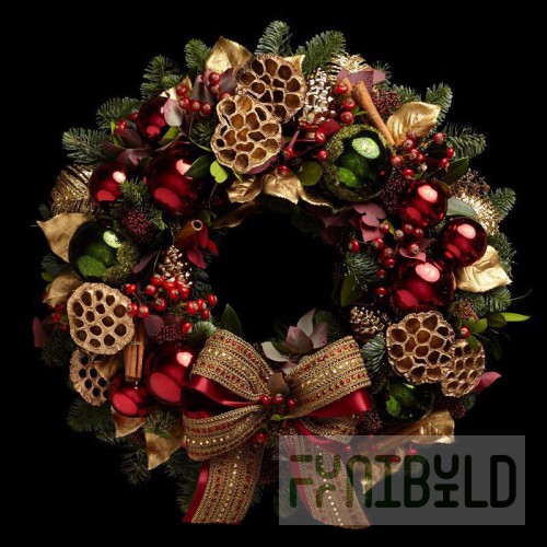 New Year's wreath Premium Selection №2