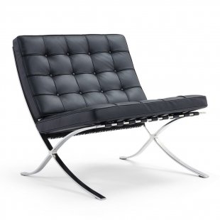 Barcelona chair black