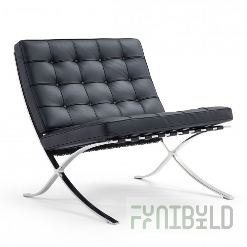 Barcelona chair black
