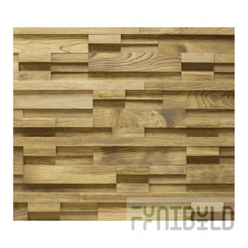 Wall panel Geometric, olive