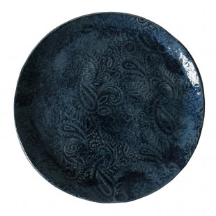 Shallow dinner plate with ornament No. 2