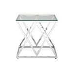 Coffee table Insignia 55 x 55 silver