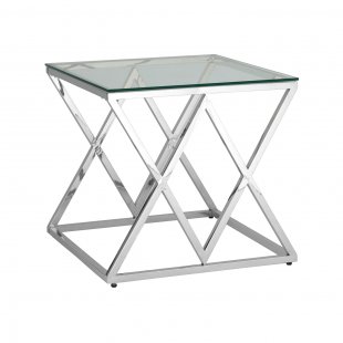 Coffee table Insignia 55 x 55 silver