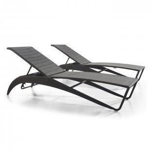 Chaise lounge wicker Konkord