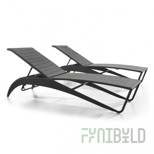 Chaise lounge wicker Konkord