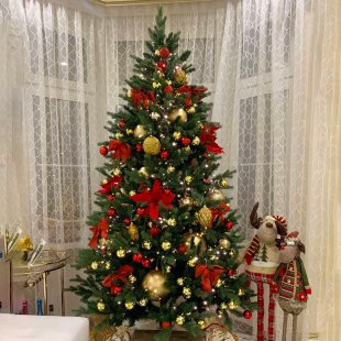 Designer Christmas tree decorated with Mystery
