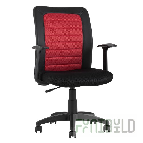 TopChairs Blocks Office Chair, Red