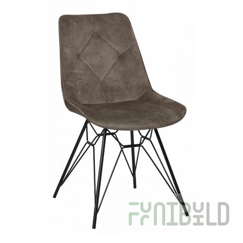 Marbella chair grey-beige