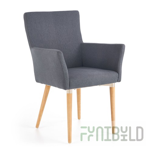 Chair Halmar K274, dark grey