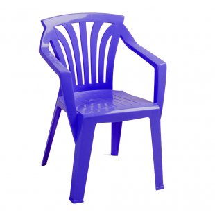 Plastic children's chair Ariel, blue