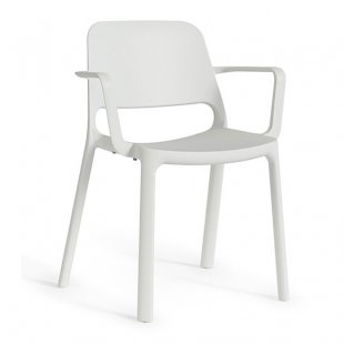 Nuke plastic chair with armrests