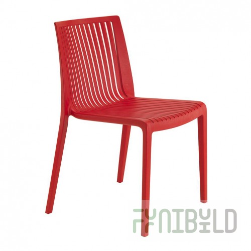 Chair plastic Cool, red
