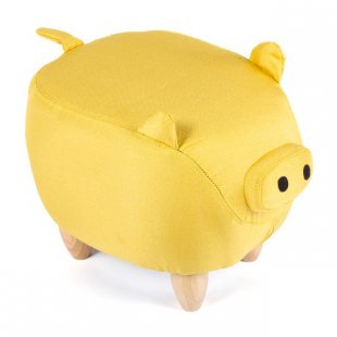 Pouf Piglet yellow