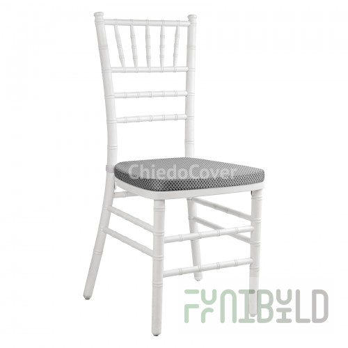 Cushion 3 cm for chair Chiavari jacquard rhombus