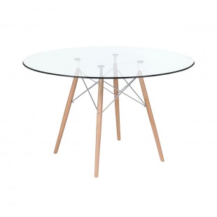 DSW Glass Eames Table