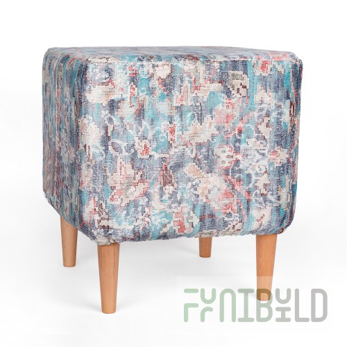 Pouf Azimuth Fancy beech