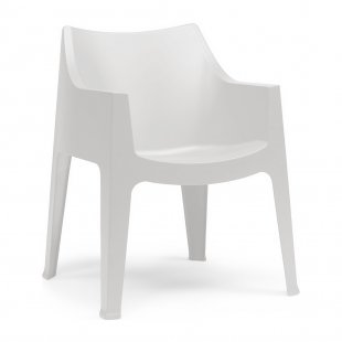 Plastic chair Coccolona, ​​linen