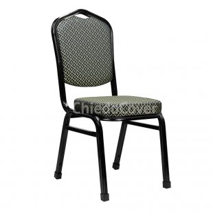 Chair Hit 25mm - black, blue rhombus, with external plugs