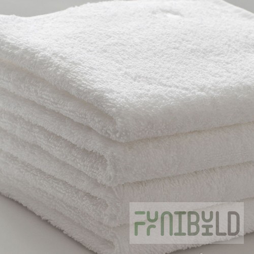 White terry towel 30x50